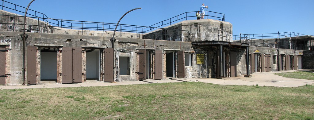 The Inside of Fort Gaines In Alabama